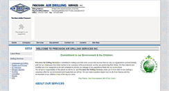 Desktop Screenshot of precisionairdrilling.com