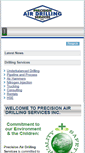 Mobile Screenshot of precisionairdrilling.com